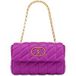 Moschino Double Smiley® Sac bandoulière matelassé Violet