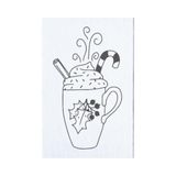 May and Berry Houten stempel - kerstmok, 35x55mm