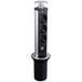 LEDmaxx inbouwstekkertoren 3x Schuko 1x dubbele USB, aluminium, 4000 W, zilver, 31,5 x 8.1 x 8.1 cm