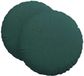 vidaXL Coussin d'assise 2 pc tissu vert foncé ø60 x 21 cm