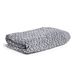 Möve Brooklyn visgraat handdoek 50 x 100 cm van 85% katoen / 10% viscose / 5% linnen, Nature/Deep Sea