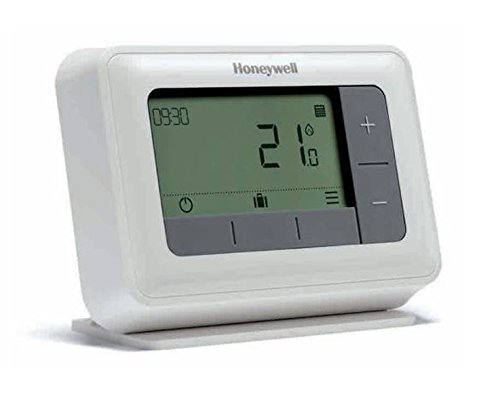 Honeywell Y4H910RF4003 T4R 7-daagse thermostaat, draadloos, programmeerbaar, 230 V, wit