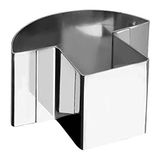 Ibili dessertring champignon 8x7x4,5 cm roestvrij staal zilver