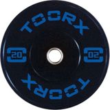 Toorx Fitness Bumper Plate - 20 kg - Zwart