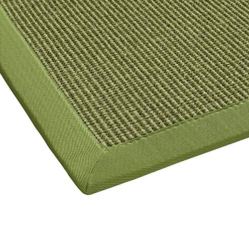 BODENMEISTER Vloermeister sisal tapijt modern hoogwaardige rand plat geweven modern 80x250 groen