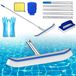 43cm Brosse de nettoyage pour piscine avec extrémités courbées - Idéale pour les piscines