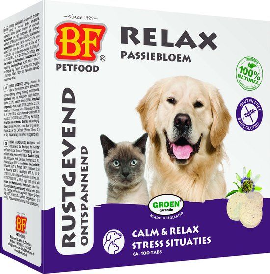 BIOFOOD RELAX - Rustgevend & Kalmerend - 100 stuks - Hond