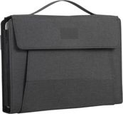 Alassio 30130 mobiele kantoor DIN A4 FIORI multifunctionele Aktetas voor 13.3 inch notebook, tablet en mobiele telefoon, map, antraciet ongeveer. 34,5 x 27 x 4 cm