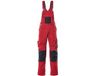 Mascot Unique Amerikaanse overall met kniezakken 12169-442 - Rood/Zwart - C58