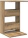vidaXL Bijzettafel Artisan Eiken 40 x 35 x 60,5 cm Bewerkt hout