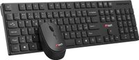C-TECH WLKMC-03 Clavier sans fil avec souris, noir, USB, CZ/SK