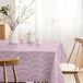 Martina Home Tafelkleed van hars, lila, 260 x 140 cm