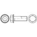 TOOLCRAFT 161390 Vis à métaux M8 35 mm tête hexagonale extérieure Acier 200 pièce(s)