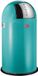 WESCO Pushboy Prullenbak | 50 Liter | Metaal - Turkoois