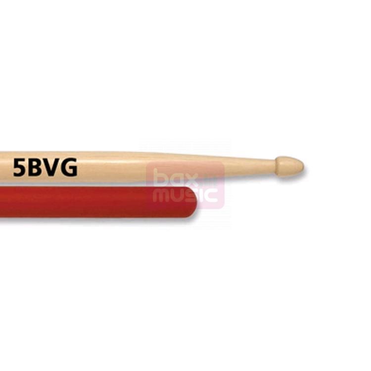 Vic Firth 5BVG Vic Grip drumstokken hickory 5B met houten tip