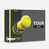 INESIS Balles de golf tour 900 12 pièces jaune