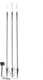 Luxform solar Ronda 3 tuinstekers groen, 11 lumen