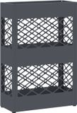 vidaXL Paraplustandaard Antraciet Staal 28 x 12 x 41 cm