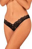 OBSESSIVE PANTIES & THONG OB Donna Dream crotchless thong black