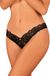 OBSESSIVE PANTIES & THONG OB Donna Dream crotchless thong black