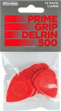 450P114 Jim Dunlop Delrin 500 Prime Grip Plectrums - 1.14 mm - Player's Pack