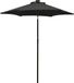 Maison Exclusive Parasol avec éclairage LED, noir, 200x211 cm, aluminium