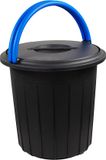 GioStyle Eco Solution Afvalemmer met Handvat 16L - Blauw/Zwart