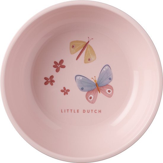 Rice melamine medium schaaltje Pink Organic Stripes