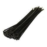 SHATCHI Zwarte Nylon Kabelbinders - 100/200/300mm - 100 stuks