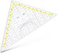 Aristo Tekendriehoek - 30cm - Transparant - Met Greep - AR-1648/2