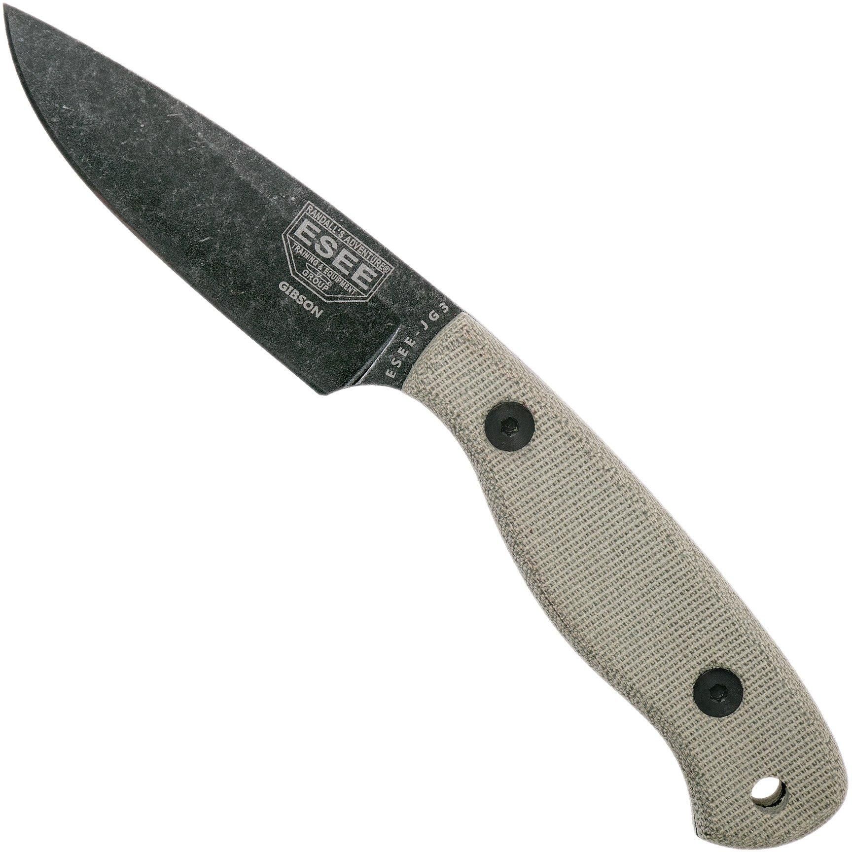 ESEE JG3 Camp-Lore bushcraftmes - James Gibson Design - 0811328022359