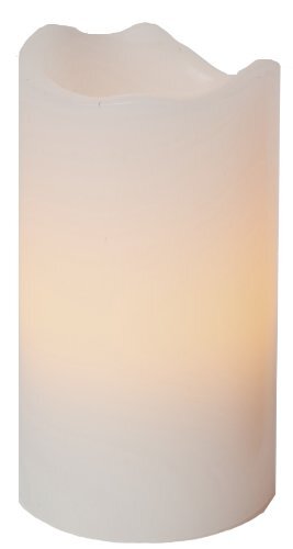 Star 067-11 10 x 16 cm Flikkerend/stabiel licht 4-delig uitsluitend bestuurbare LED-waxkaarsen met afstandsbediening inclusief batterijen, wit