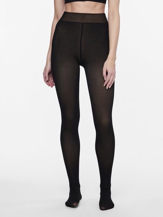 Pieces Fleece thermo panty - Zwart - S/M