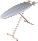 Merkloos Inklapbare Strijktafel - Blauw/Wit - Canvas - 124 x 40 cm