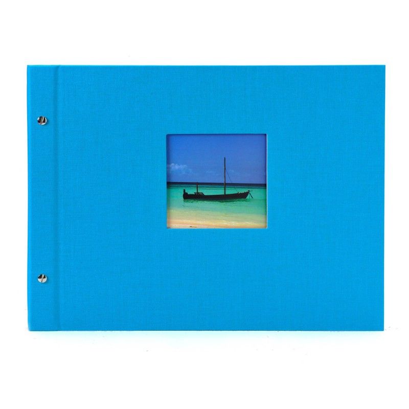 Goldbuch Bella Vista Fotoalbum - blauw - 31x39 cm