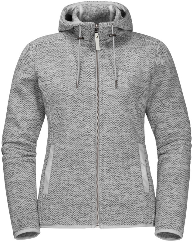 Jack Wolfskin Patan Capuchon Jas Dames, grey haze XL 2019 Fleece truien