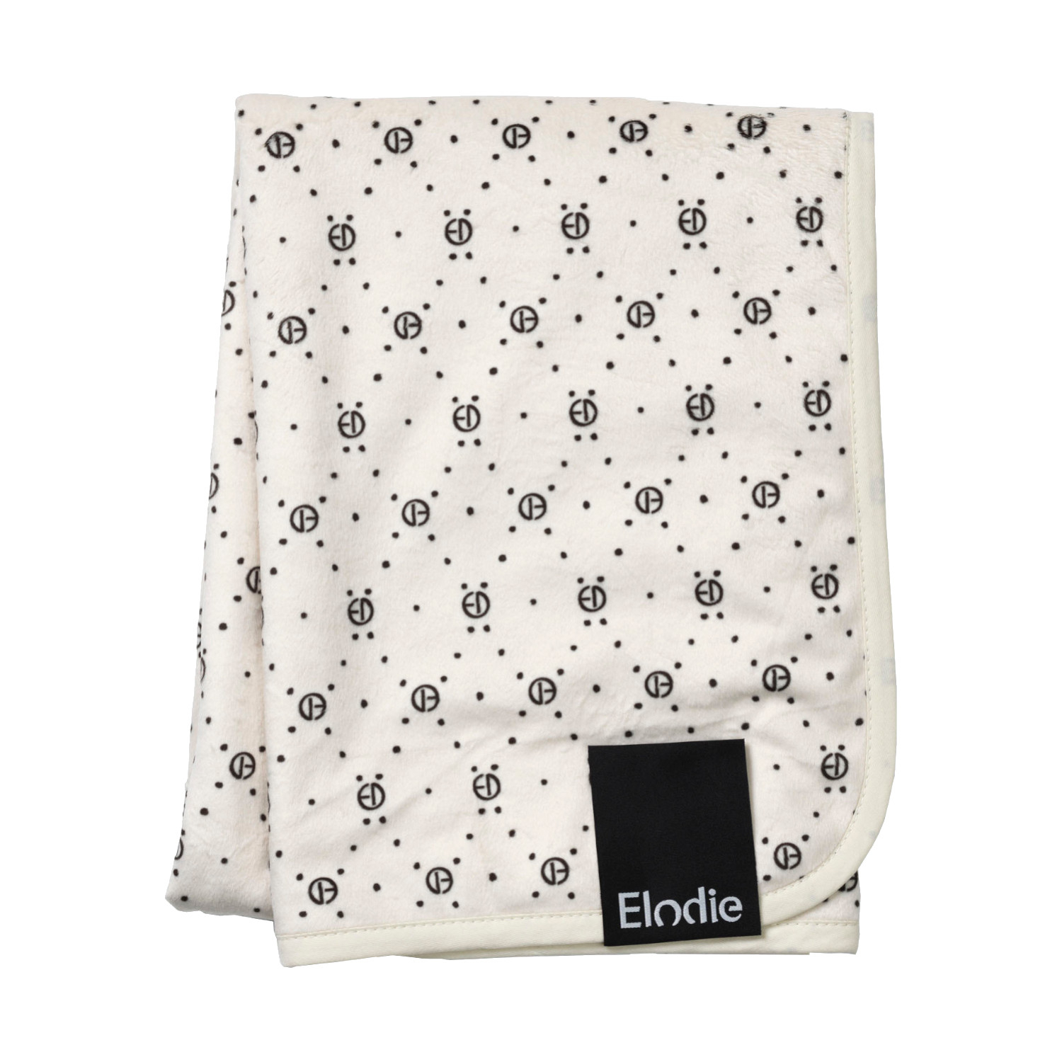 Elodie Details Monogram Pearl Velvet Deken