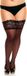 Glamory Couture Hold-up kousen met naad - 20 den - maat 4XL - zwart