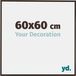 yd. Your Decoration - Fotolijst 60x60 cm - Kunststof - Antraciet - Evry