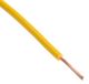 RS PRO H07V-K enkele aderkabel 1,5 mm², 15 AWG 100 m geel PVC geïsoleerd Ø 3,4 mm 30/0,25 mm strengen 2491X, rol van 100 meter