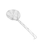 Metaltex Metaltax Heavy Duty Ingeblikte Skimmer, 24 cm Diameter