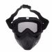 THE MAD MASK Le Motard Bleu Lunette fumée Masque de moto