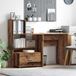 Maison Exclusive - Table "Vieux bois", 131,5 x 50 x 106,5 cm, bois composite