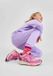 Reima Kindertrainers Kiritin Unisex Sneakers Grijze Roze Textiel Synthetisch Harde Zool Veters Maat 32