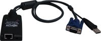 Tripp Lite B055-001-USB Zwart toetsenbord-video-muis (kvm) kabel