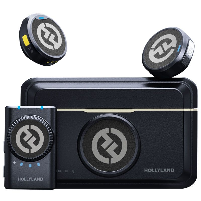 Hollyland Lark M2 Camera Duo Wireless Microphone System - Black - 6976068112662