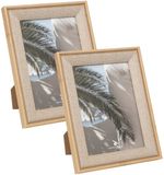 Atmosphera Fotolijstje Java - 2x - beige - 13 x 18 cm