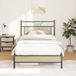 Maison Exclusive - Sommier sans matelas Chêne Sonoma 100x200 cm Matériau dérivé du bois