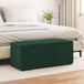 Prolenta Maison Exclusive - Voetenbank, donkergroen, 101 x 41 x 40 cm, fluweel en bewerkt hout