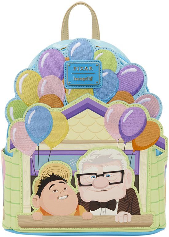 Loungefly Disney UP Carl & Russell Mini Rugzak – Ballonnen Design – Pixar UP – Disney Backpack